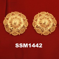 SSM1442 Small Tops Gold Plated Earrings